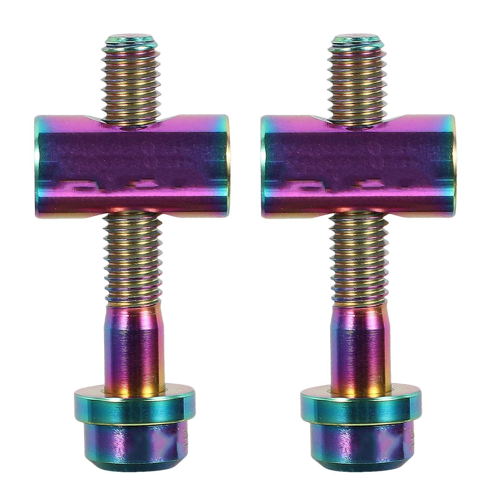 

2 Pcs Seat Post Screw Fixing Screws Round Head Seat-post Fixed Column Titanium Bolts Bike Alloy Metal Scews for Seatpost