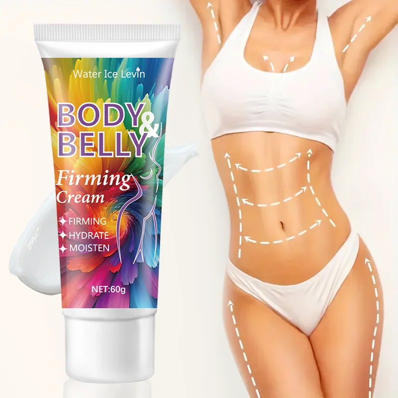 Abdominal Firming Cream, Skin Firming Moisturizing Lotion, Contains Jojoba Oil and Hyaluronic Acid, Body Firming Cream, Suitable for Abdomen and Body, Suitable for All Skin Types