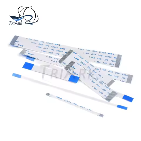 10PCS 0.5MM Flat Flexible Cable FFC/FPC AWM 20624 80C 60V 4/6/8/10/12/14/16/20/24/26/30/40/50 Pin Line length 6/10/15/20/30/40CM