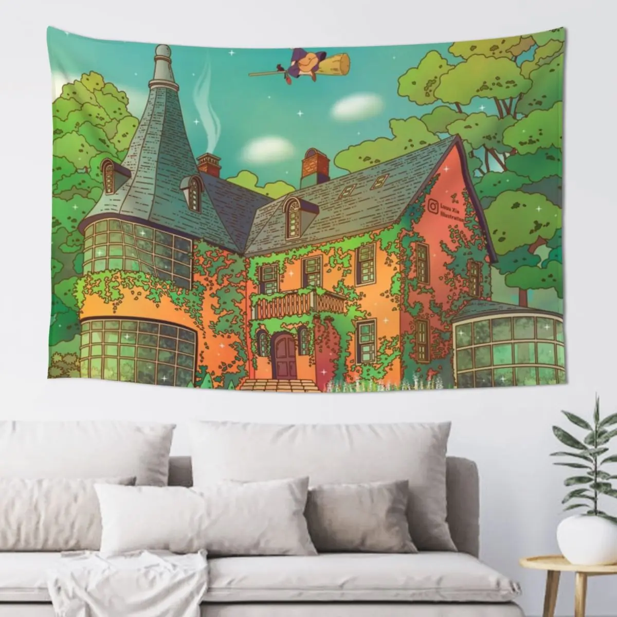 

A Sunny Day Out Tapestry Wall Art Aesthetic Room Decoration Tapestry