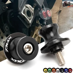 For Yamaha Tmax T-max 530 2013-2018 TMAX 500 2008-2011 Swingarm Spools Sliders Stand Screws CNC Motorcycle Accessories M6