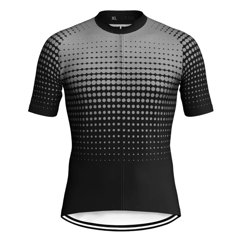 Mens Bicycle Clothes Short Sleeve Jacket Cycling Wear Road Sweater Bike Top Downhill Trail Shirt Malliot Black Jersey Quickdry