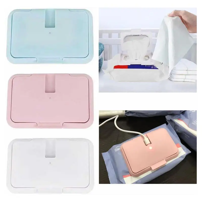 Portátil Baby Wipe Aquecedor, Dispenser Toalha Molhada, Guardanapo Caixa de Aquecimento, Uso Doméstico e Automóvel, Mini Warmer Case, Toalhetes Desinfetantes