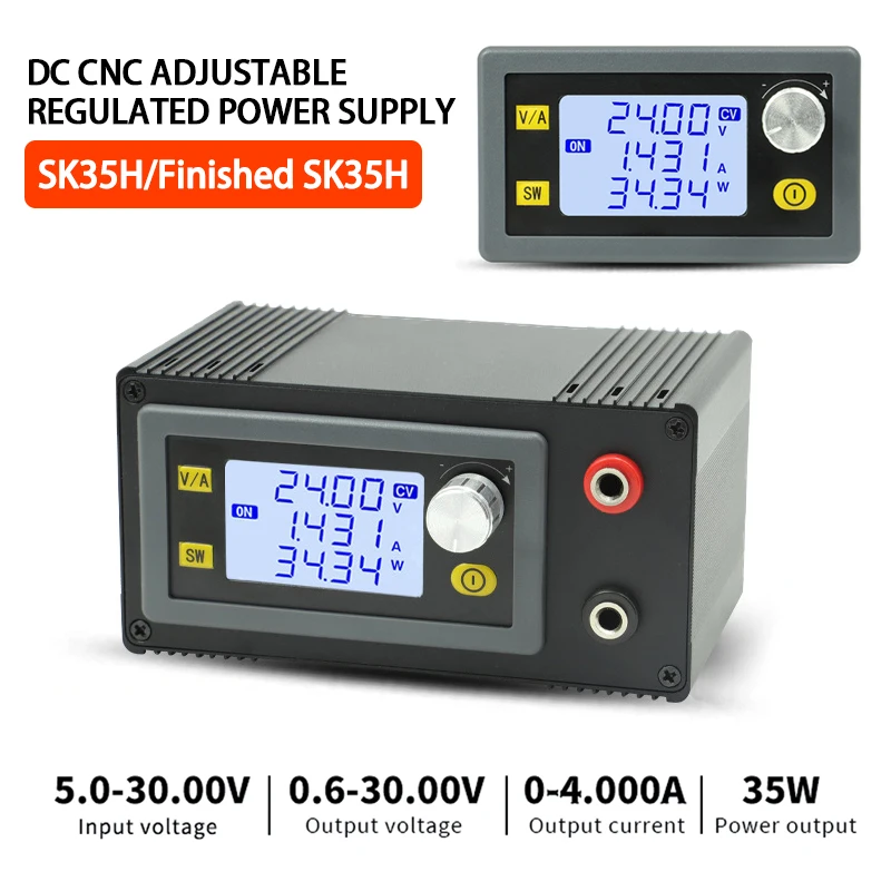 SK35H/Finished SK35H DC CNC Adjustable Regulated Laboratory Power Supply DC Buck Boost Converter Solar Charging Power Module