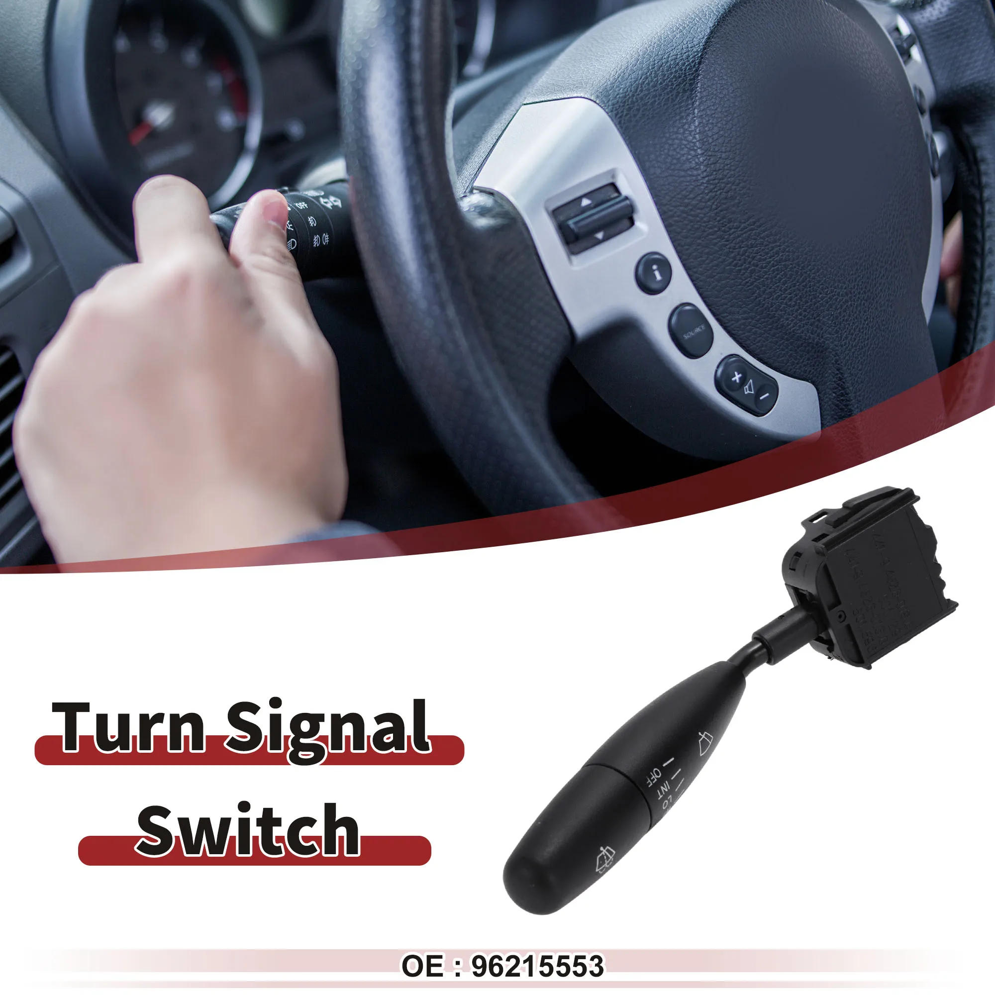 

X Autohaux No.96215553 Переключатель указателей поворота для Peugeot 206 207 307 406 407 807 1007