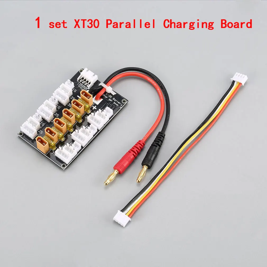 1S-3S 20A XT30 Plug Lipo Battery Parallel Charging Board for RC Racing Drone IMAX B6 Charger RC Car Balance Charge Parts