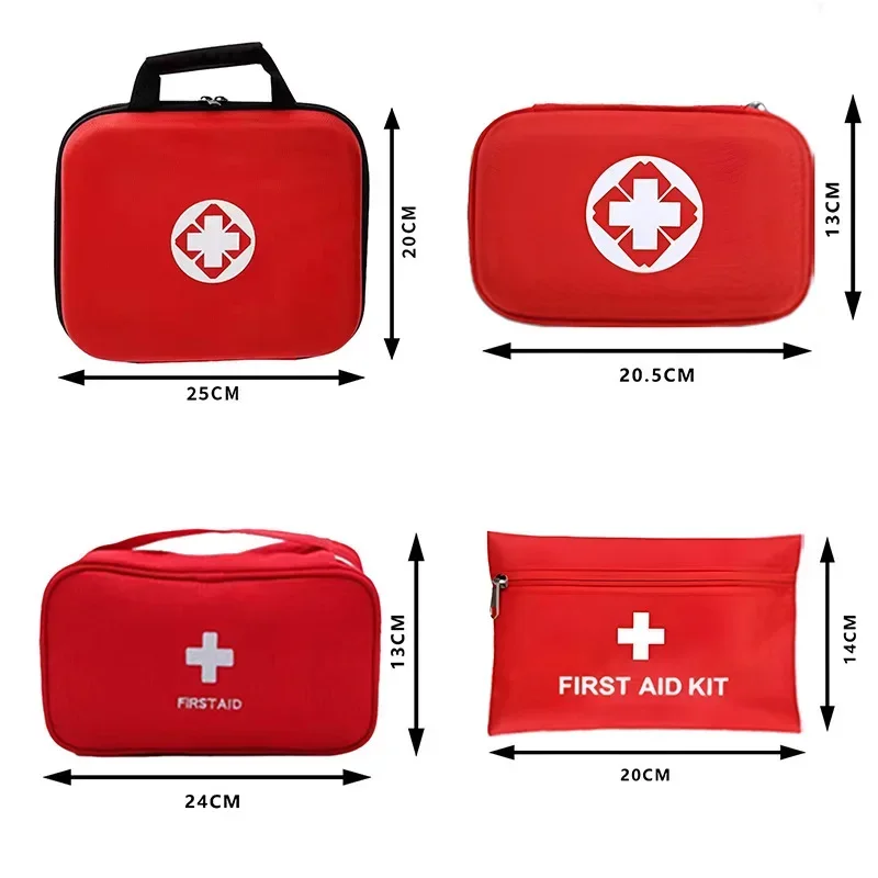 Trousse de premiers soins pour la maison, sac de rangement de médicaments, boîte à médicaments de voyage portable, sac de survie, sac d'urgence pour voiture, camping