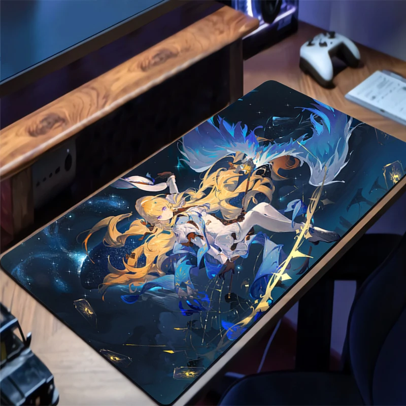 

Mousepad Wuthering Waves Phoebe Office Computer Desk Mat Keyboard Mouse Pad Cushion big Non-slip Deskpad PC Anime game Mousepad
