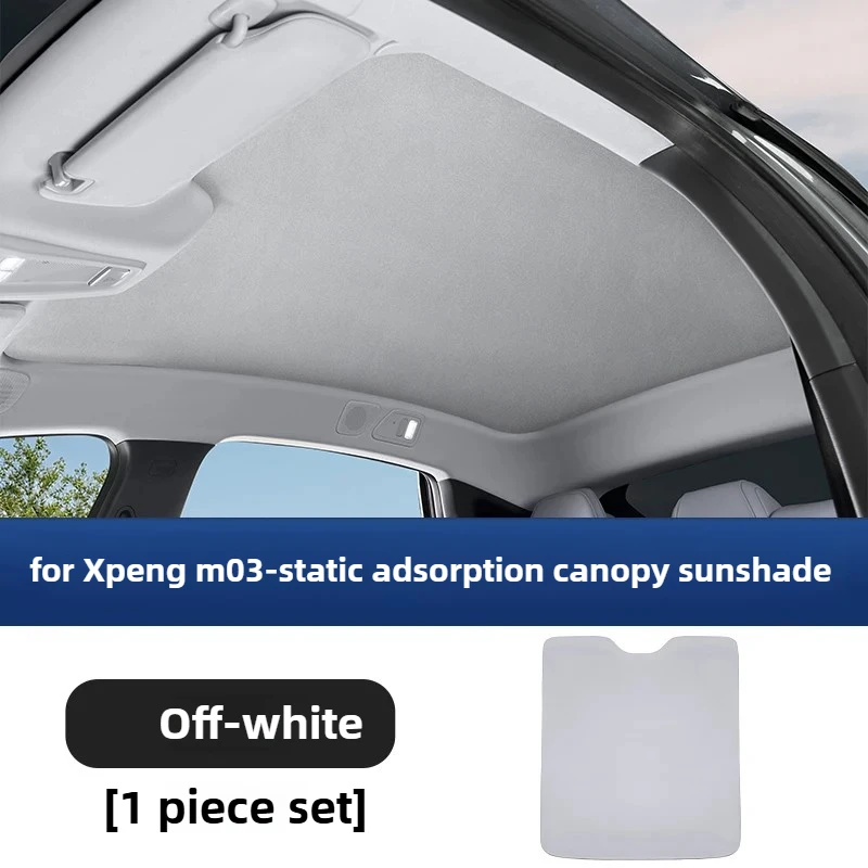 

for Xpeng MONA M03 Car Sunroof Sunshades,Ice Crystal Sunscreen Silicone Electrostatic Adsorption Sun Protection Heat Insulation