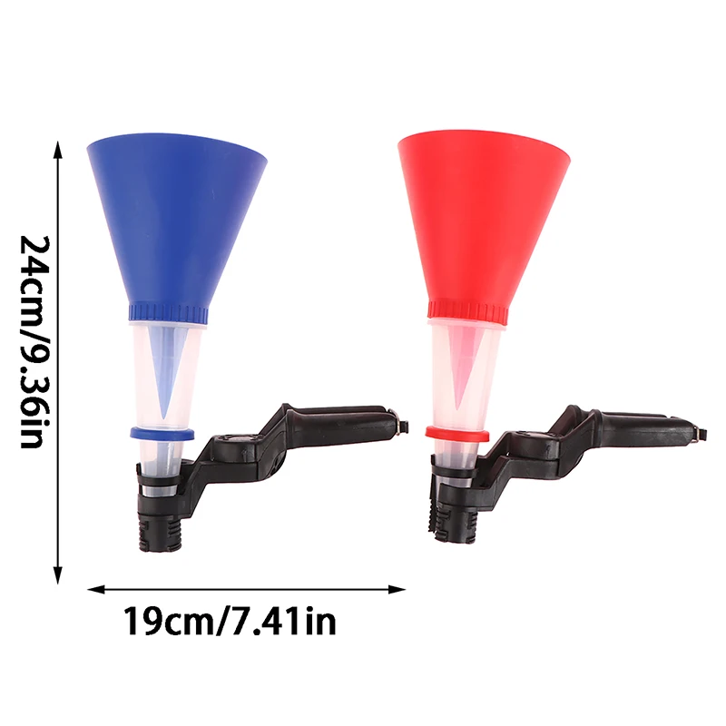 Universal Engine Oil Filling Funnel Set Plastic Adjustable Gasoline Adapters Change Equipment Car Refueling Accessories Tool Kit