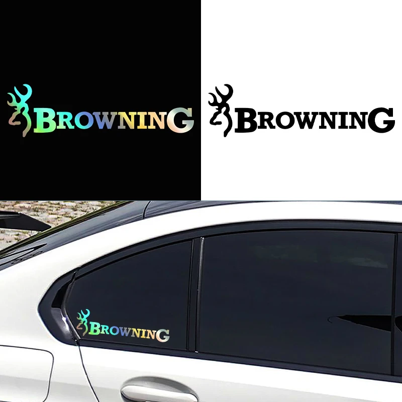 G175 Browning Hunt Deer Buck Chasse Car Sticker Windshield Bumper Motorcycle Waterproof PVC Decal KK Vinyl Cover Scratches