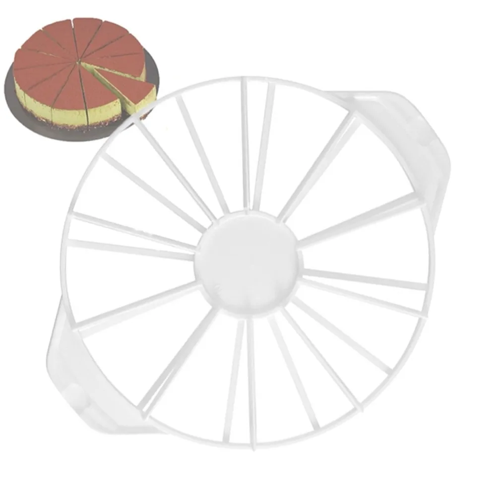 New Round Cake Divider Slicer 10/12 Slices 14/16 Slices Pie Slicing Cake Dividing Kitchen