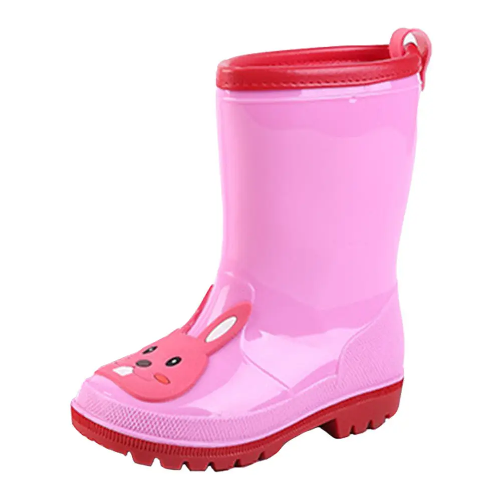 

Cartoon Rain Boots PVC Children Water Shoes Popular Overshoes Lightweight AntiSlip Waterproof Kids Shoe Covers Mud Protection