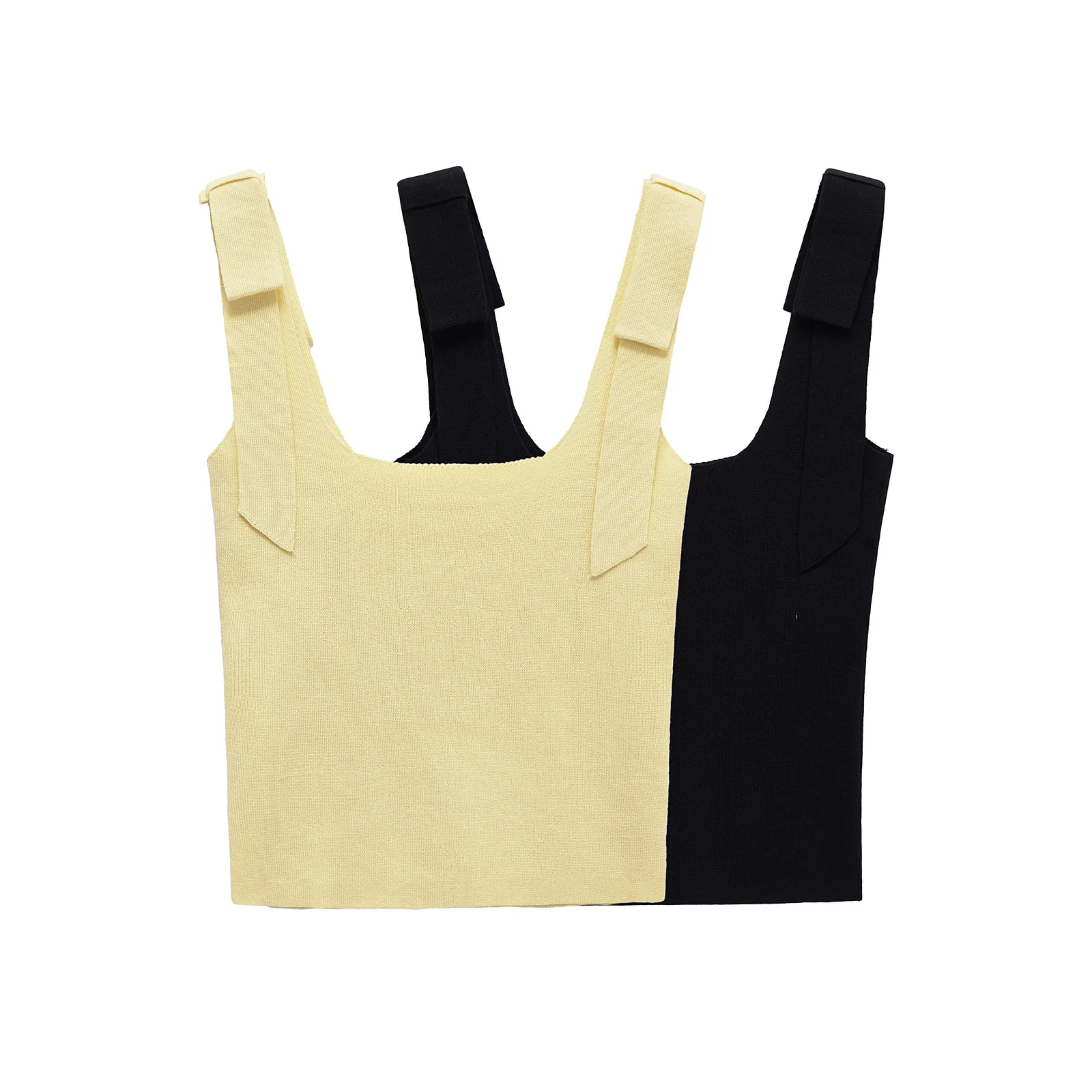 

Европейский и американский новый летний 2025 женский модный жилет на подтяжках, тонкий короткий топ