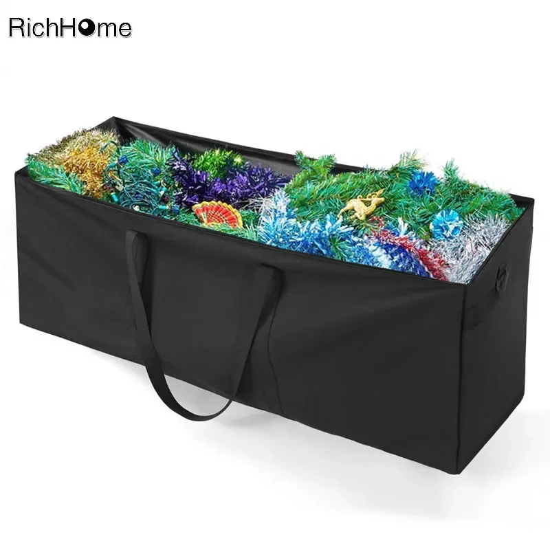 

1Pc Garden Furniture Cushion Storage Bag Waterproof Anti-UV Rectangle Rip Proof 600D Oxford Fabric Christmas Tree Storage Bag