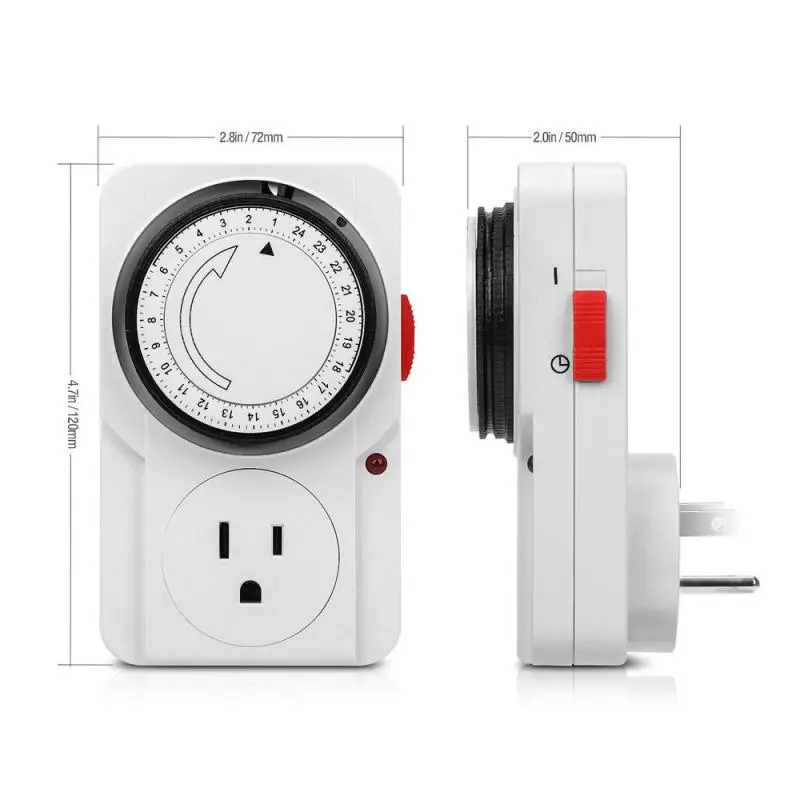 Hour Programmable Mechanical Timer Switch Universal Socket  Timer 220V 16A Europe Plug EU plug