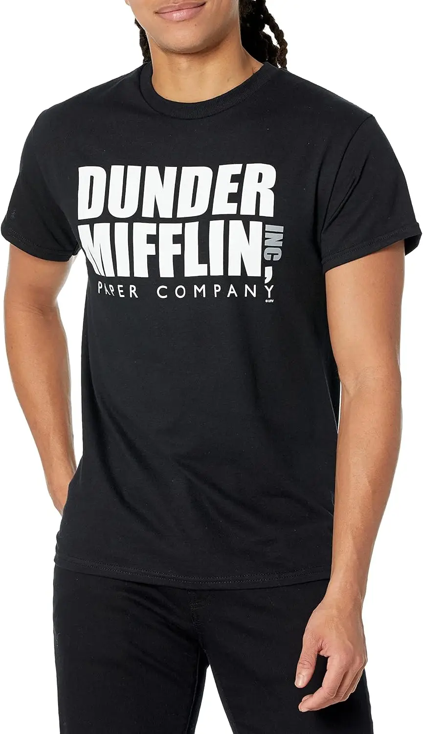 Мужская футболка с графическим логотипом Dunder Mifflin