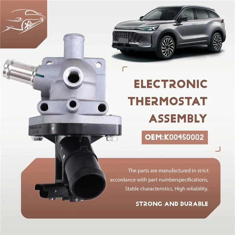 AB16 - Elektroniczny termostat samochodowy do BAIC Beijing X7 U7, numer części termostatu K00450002