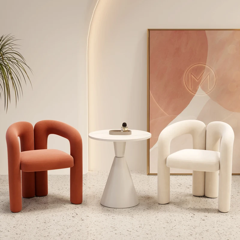 

Modern Simple Single Reception Sofa Chair Combination for Home Office Beauty Salon Hotel Lobby Sales Office Negotiation Dining