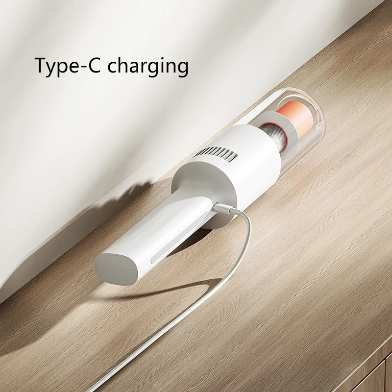 Mijia Light-weight Cordless Vacuum Cleaner 22Kpa Powerful Suction Type-C Charging 5-stage Filtration for Home Office Car Use