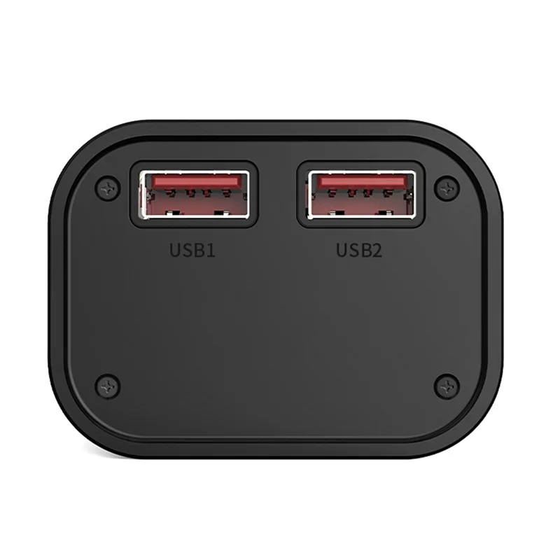 

【СОВЕРШЕННО НОВЫЙ】 2X 21700 Ящик для хранения аккумуляторов 4 слота DIY Power Bank Коробка для зарядного устройства 21700 Двойной выход USB Вход Typec Черный