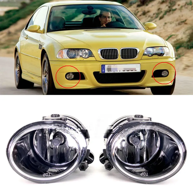 For   E46 M3(2001-2005)  E39M5(2000-2003)  Front fog lamp 63177894017 63177894018