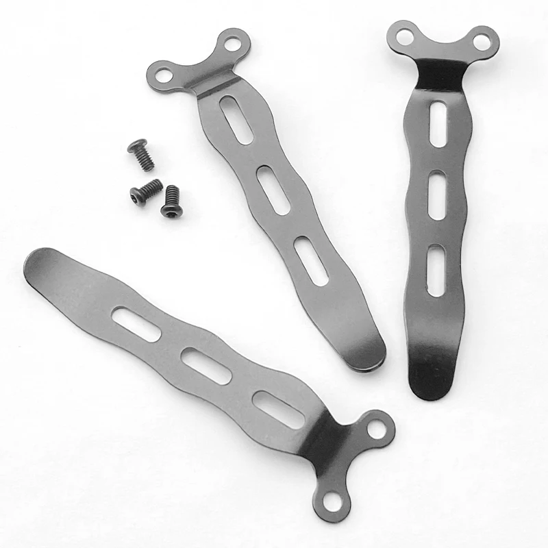 Folding Knife Clip Material 420 Stainless Steel With 3pcs Screws DIY