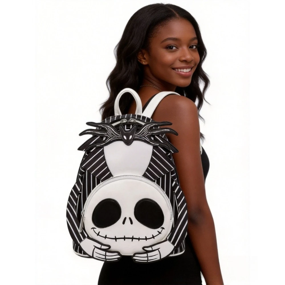 

Женская сумка через плечо с двойными ремнями «Кошмар перед Рождеством» с изображением безголового Джека Скеллингтона, для отдыха на природе, подарок для девушки