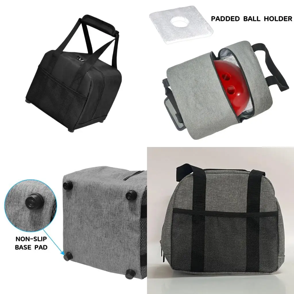 

Сумка для шариков в боулинге практическая сумка для хранения шариков с мягким держателем мяча