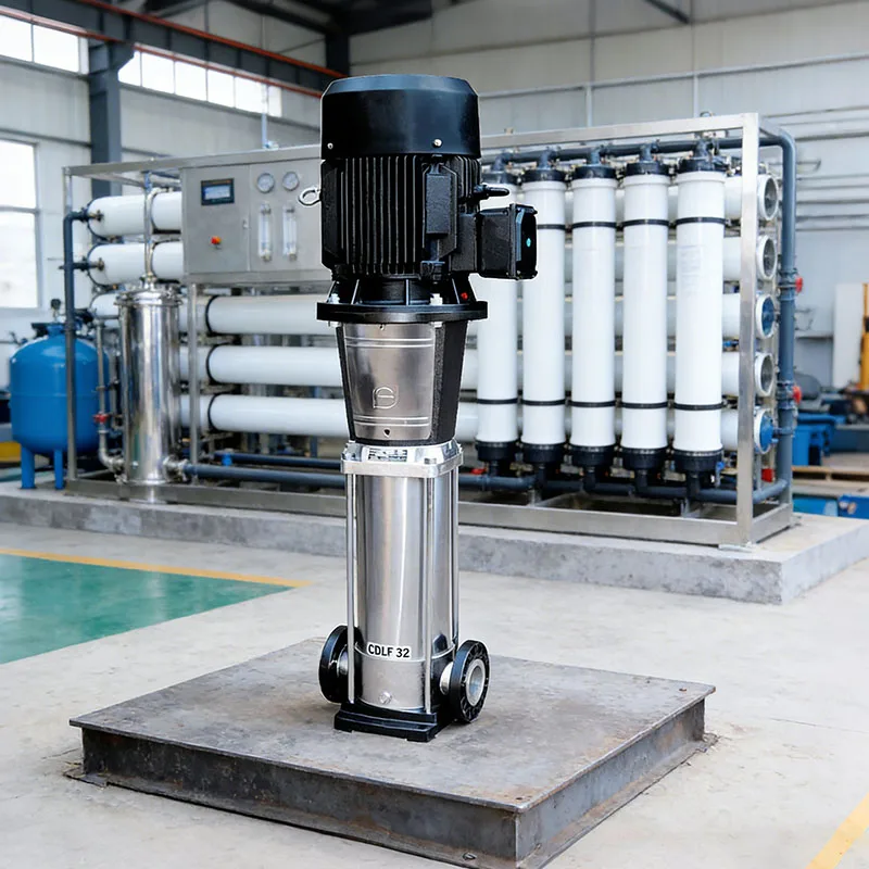 4 Hp 2.2kw CDLF Stainless Steel Vertical 16m3/h High Pressure Multistage 23m Head Pipe Booster Electric Inline Water Pump