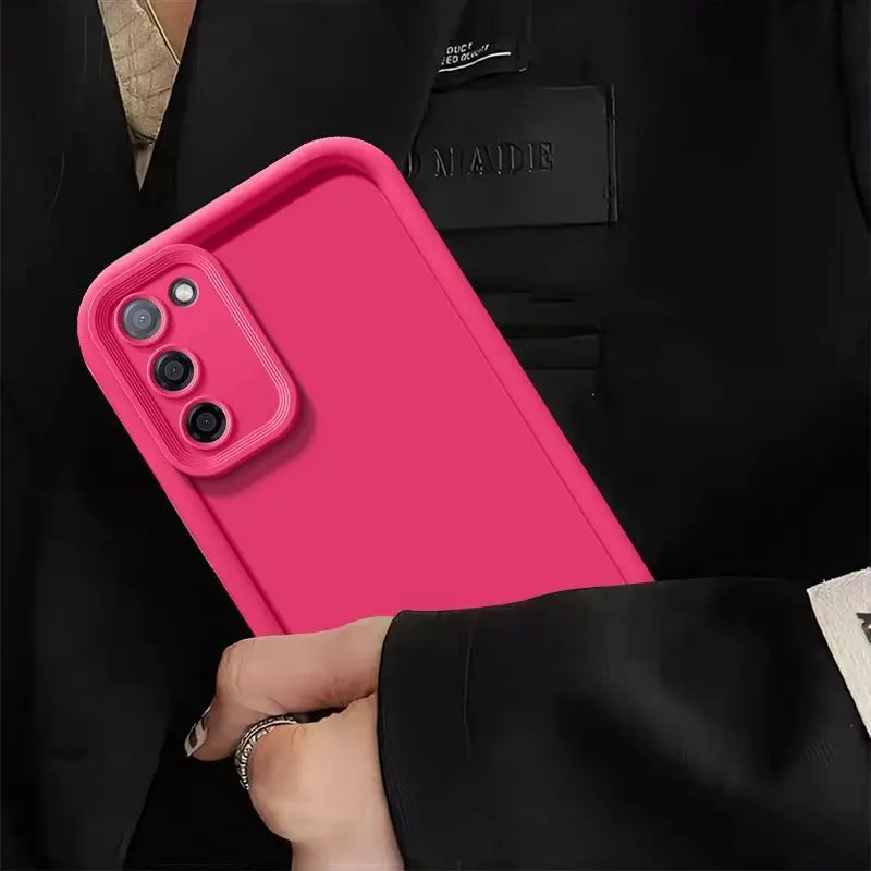 Fashion Solid Color Phone Case for Samsung Galaxy A55 A35 A25 A15 A05 A05S A24 A13 A23 A12 A22 A32 A52 A52S A72 A11 Soft Cover