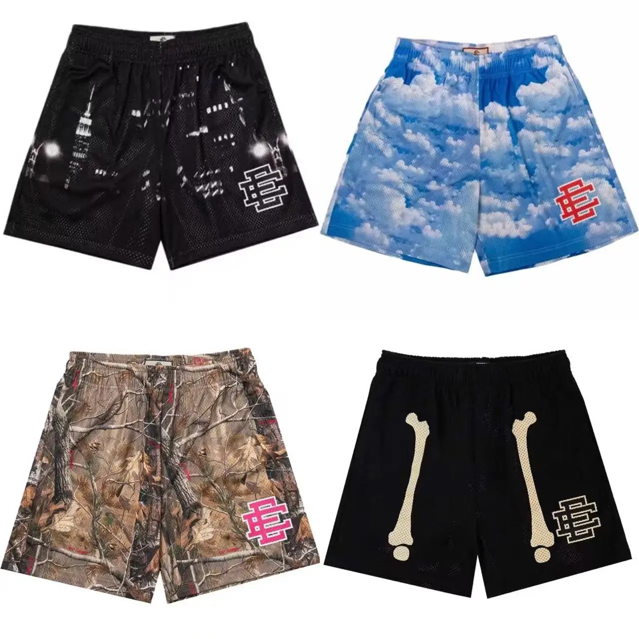 

2025 Eric Emanuel EE Men Beach Board Shorts fitness Training Workout Sport Short Pants Summer Gym Mesh Casual Shorts Men