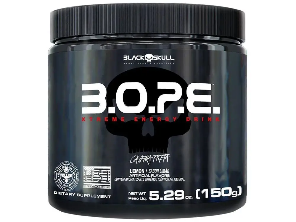 Pré Treino Black Skull B.O.P.E em Pó 150g