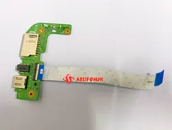 For Asus X555 X555L X555LD X555LD_IO X555D X555DG X555QG X555Q USB AUDIO CARD READER BOARD WITH CABLE