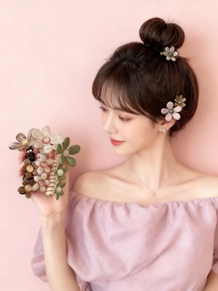 

1 шт. разноцветные резинки для волос в виде телефонного шнурка, не оставляющие следов, высокоэластичные, для женщин, девочек и детей, для повседневного использования и вечеринок