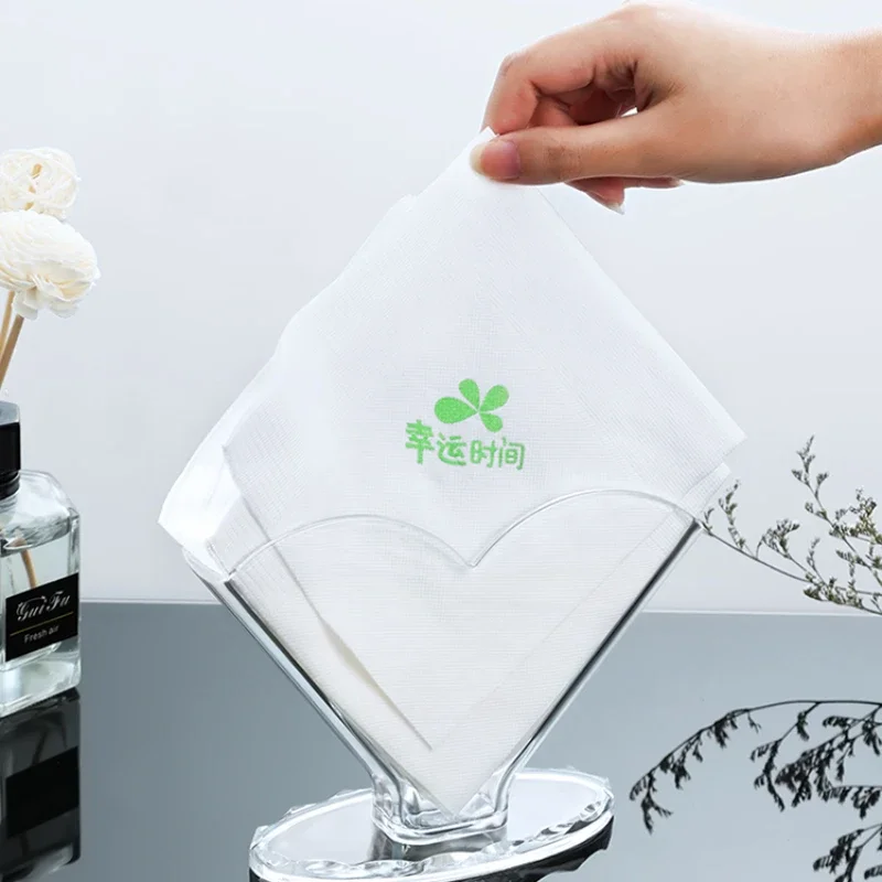 Acrylic Tissue Box Transparent Tissue Holder Vertical Tissue Holder Restaurant Table Storage Accessory Hotel Specialized