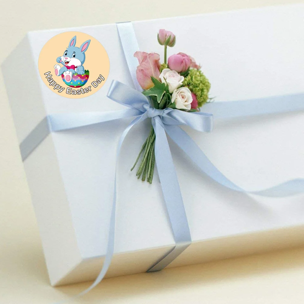 

500Pcs Cute Animal Stickers Fine Workmanship Easter Sealing Stickers for Food Packaging Label Scrapbook Journal Decoration