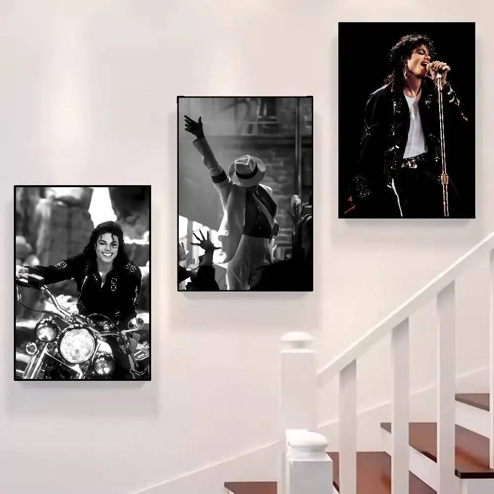 Singer M-Michael J-JacksonS Poster Posters Decorative Paintings Study Bedroom Bar Background Wall Murals Gifts