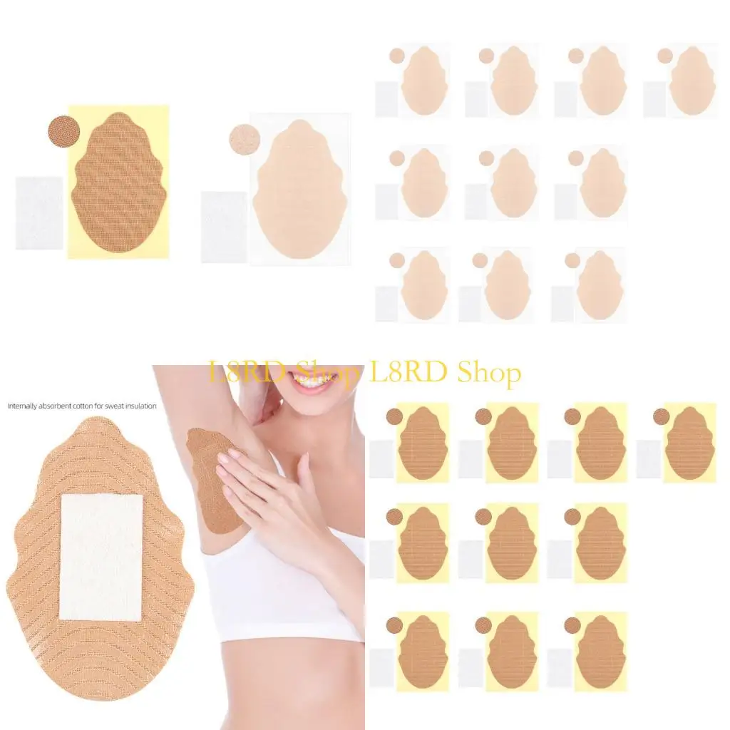 

L8RD 10 Незаметная ткань для защиты от пота подмышек Растягивающаяся ткань без остатков ежедневного использования