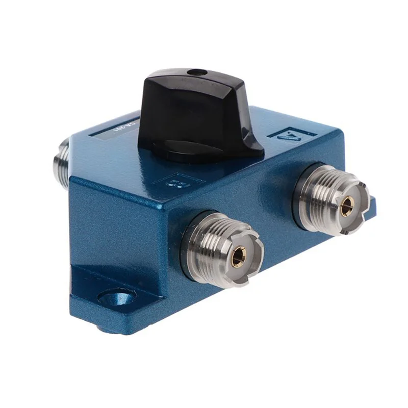 T35C CA-201 Antenna Switcher UHF Manual Aerial Female Connector Adapter Converter CB Radio Antenna Coax Switch Y98A