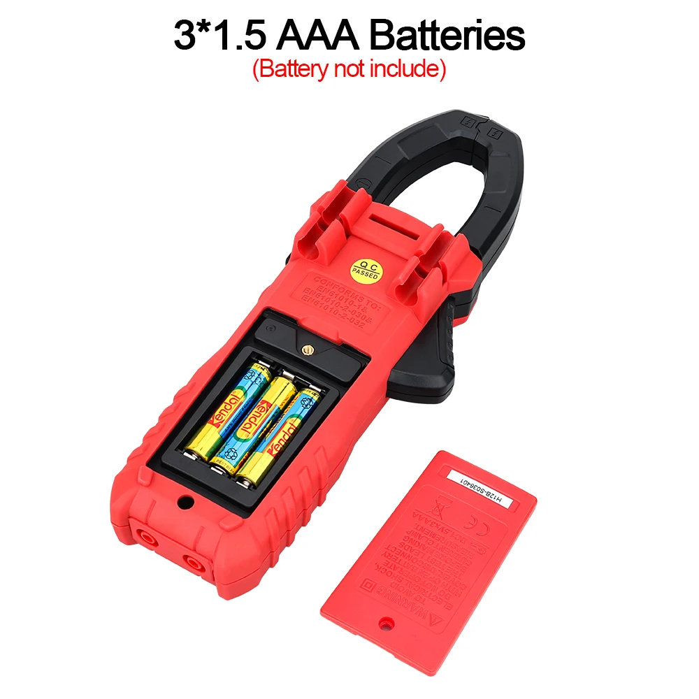 Imagem -05 - Gvda-digital Clamp Meter ac dc Corrente Inrush Tensão Capacitância True Rms Multímetro 6000 Contagens de Alta Precisão Ohm hz Tester