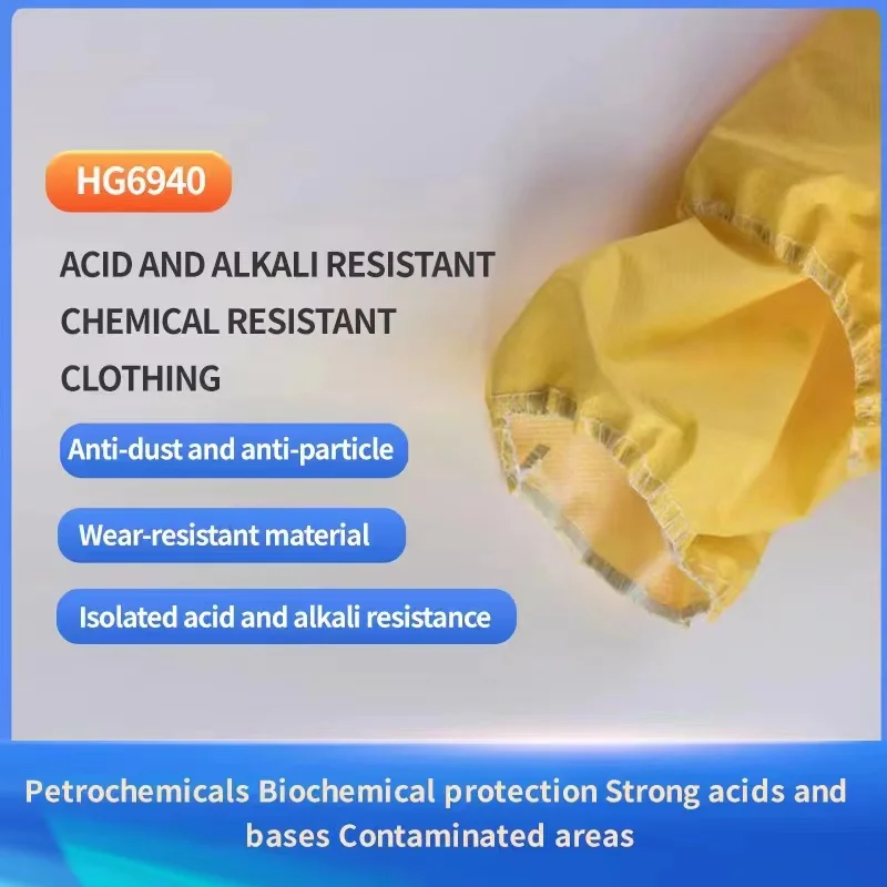 غطاء أمان بأغطية للرذاذ ، ملابس واقية من الإشعاع ، ملابس معمل مضادة للساكنة ، HG6940