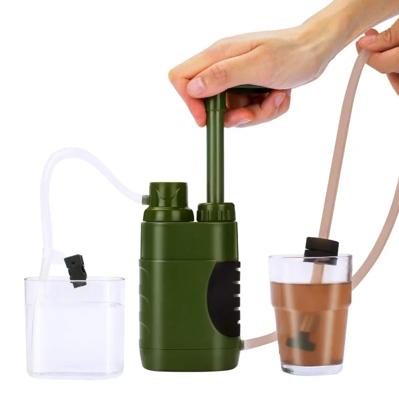 

Outdoor Water Filter Excellent Filtering Function Durable Traveling Emergency Supplies for Sport Camping Hard Water Filter