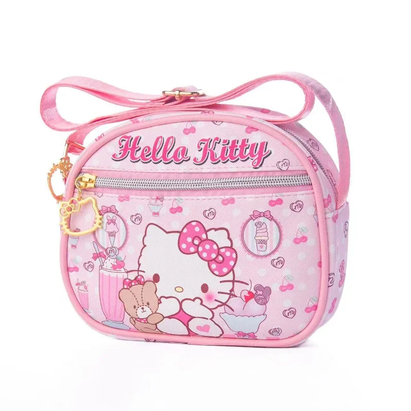 Sanrio Loomi sacola dos desenhos animados, bonito, impermeável, leve, infantil melodia, crossbody, bolsa de ombro, novo