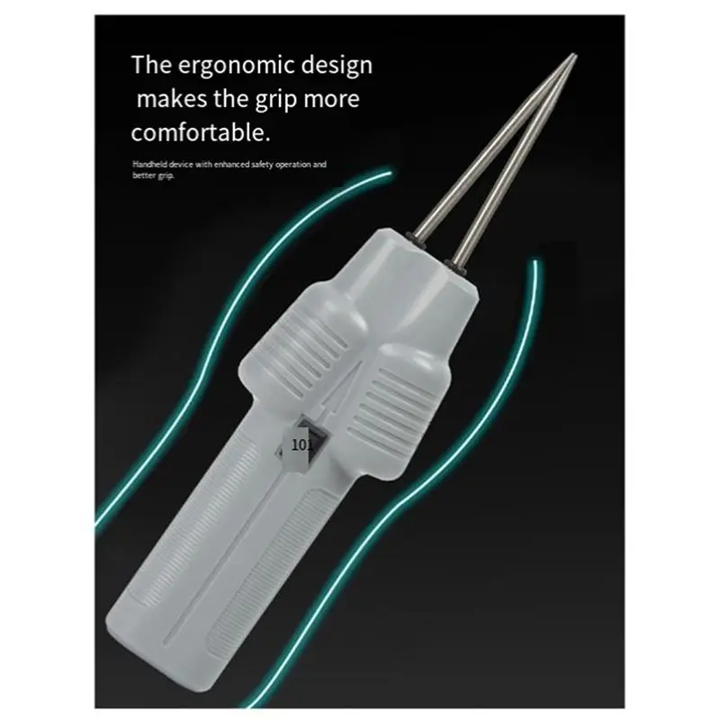 ABUN Electric Poultry Plucker, Chicken Defeather Machine, Handheld Hair Removal Tool, 1600mAh Battery, for Goose, Duck, Farm &