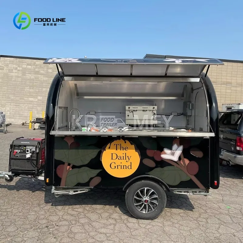 Negocio móvil de la remolque de la comida del camión de la comida de China a la venta remolques del camión de la comida completamente equipados con el equipo de cocina completo