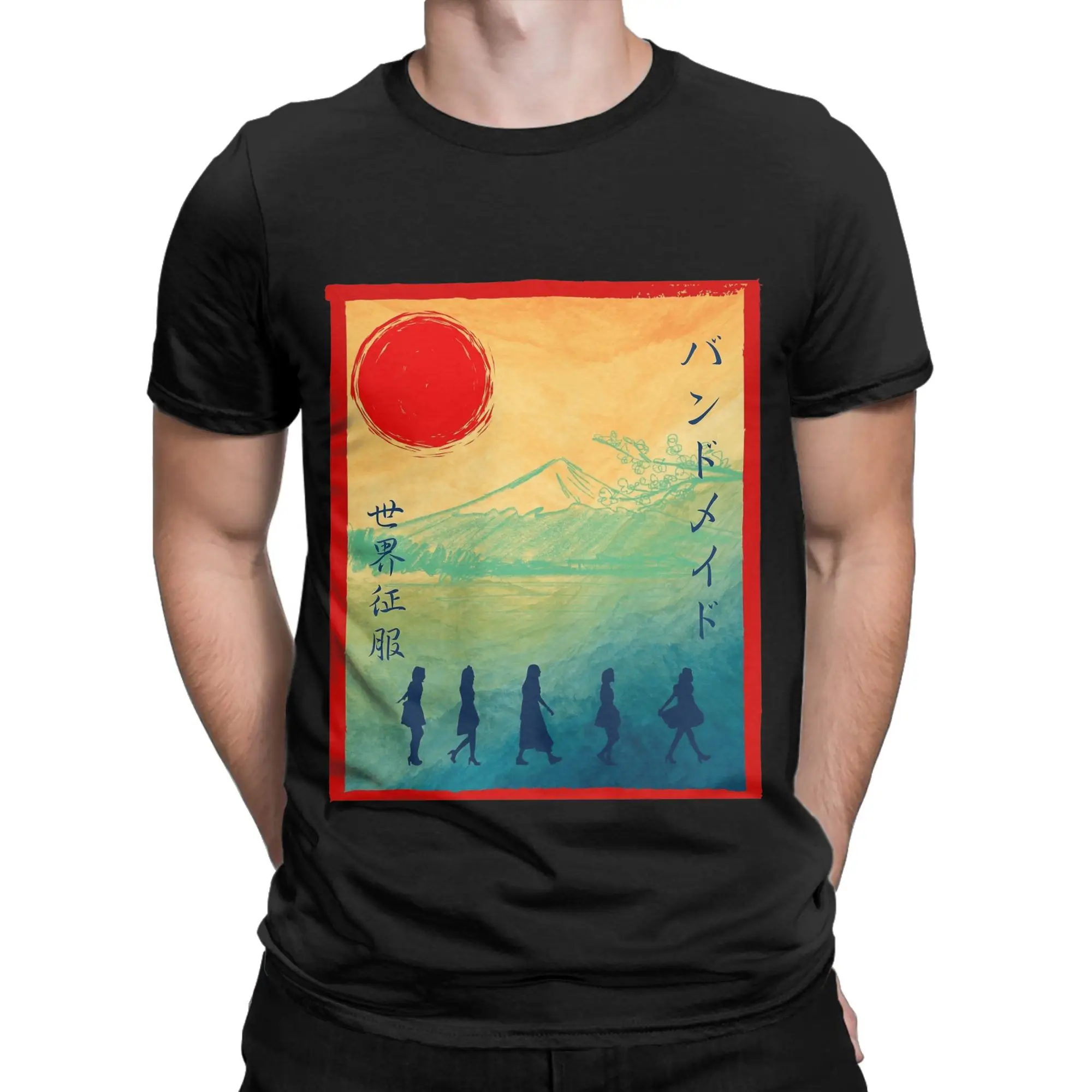 الفرقة خادمة الفرقة تي شيرت الرجال القطن الخالص عادية تي شيرت الياقة المستديرة تي شيرت ملابس قصيرة الأكمام حجم كبير