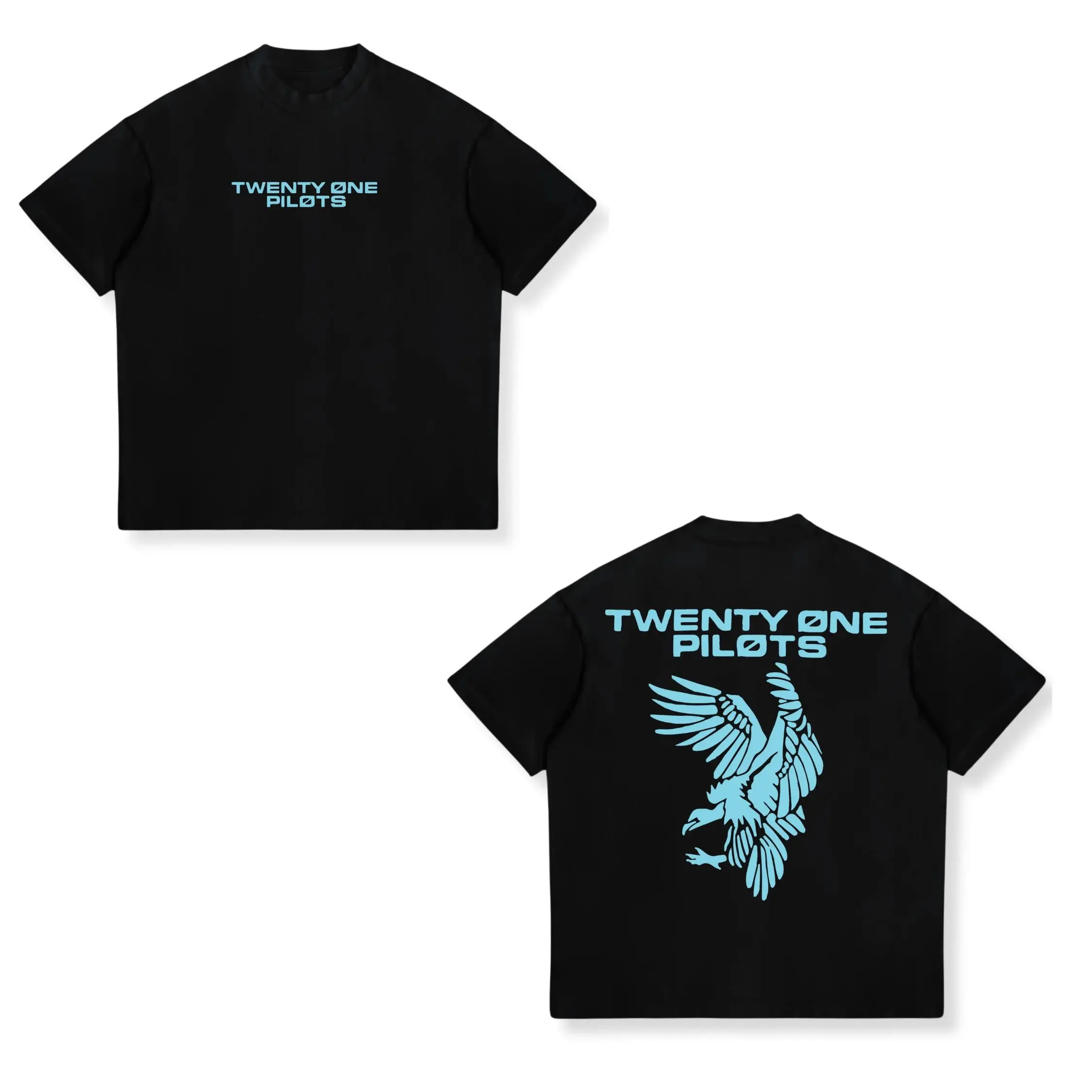 

Hip Hop T-Shirt Twenty One Pilots Band Women Men Short Sleeve Oversized Y2k Rapper Streetwear Punk Street Harajuku Unisex Tees