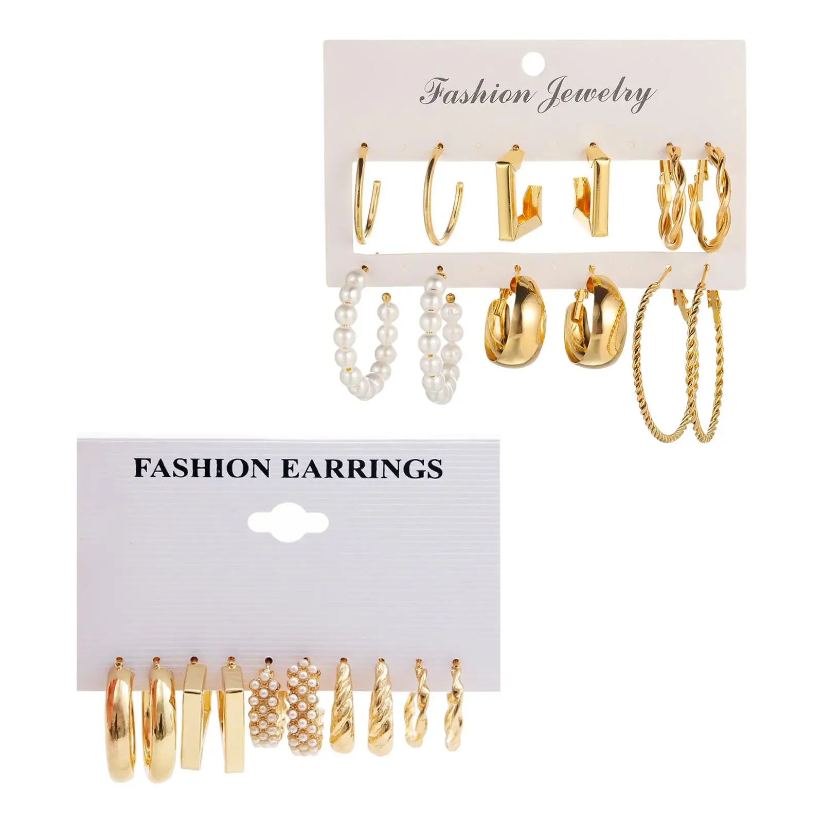 Girls Metal Earrings Set for Receptions, Work Accessory to Every Outfit daily wearing Trendy Elegant Show Jewelry