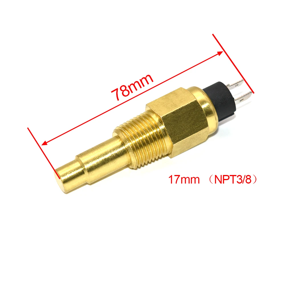 Sensor de temperatura da água sem fio universal para carro, HD, alarme, 14mm, 17mm, 21mm, 120 graus